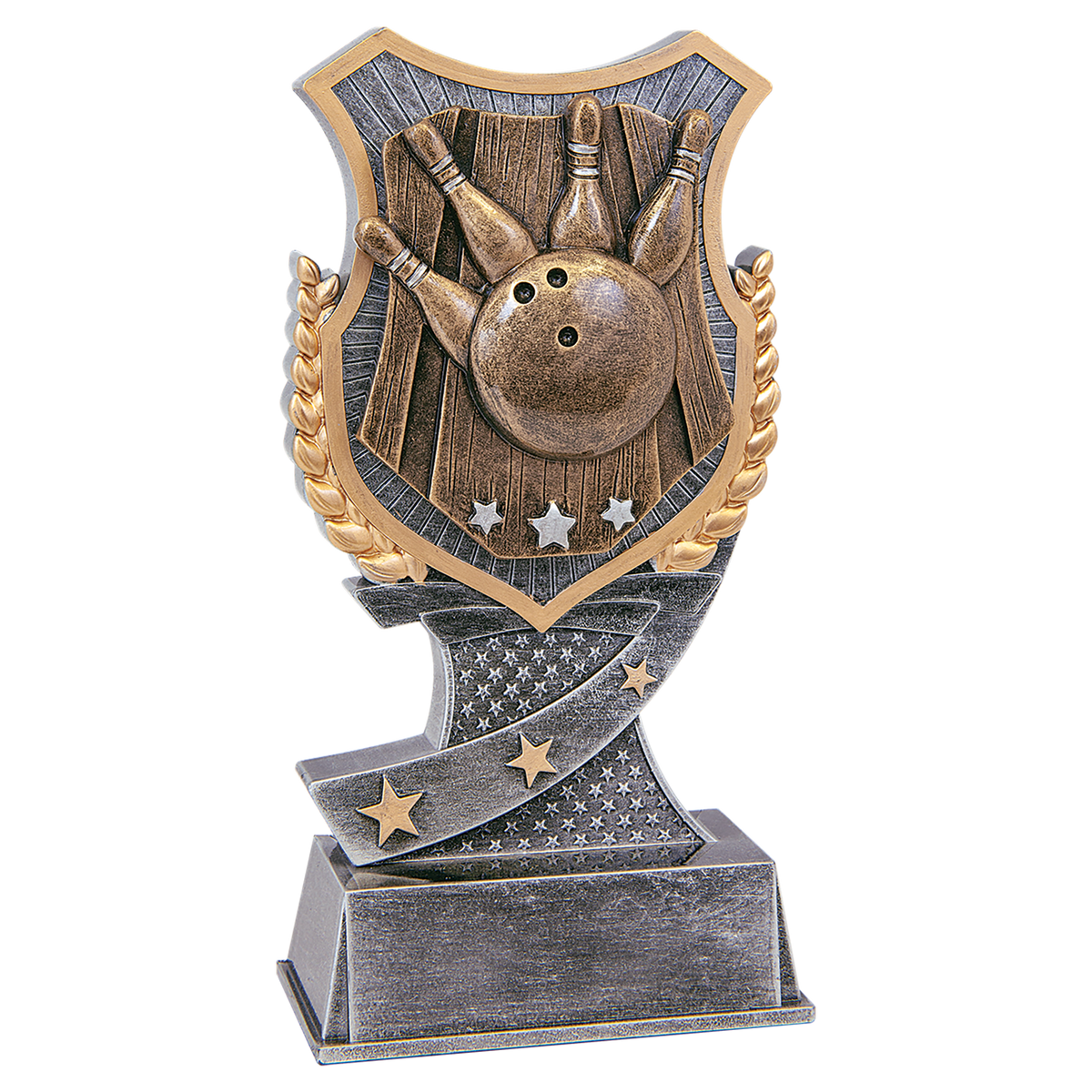 Bowling Shield Award-6"