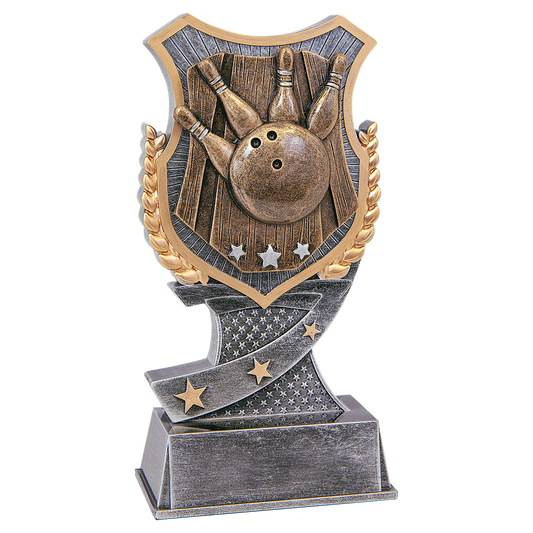 Bowling Shield Award-6"