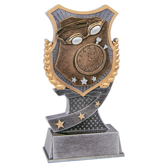 Swimming Shield Award-6"