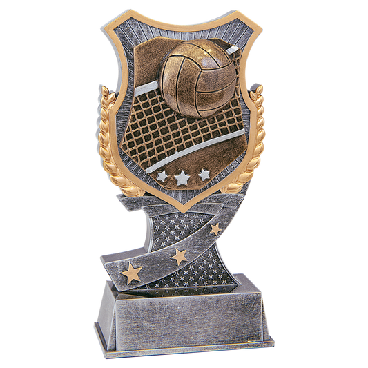 Volleyball Shield Award-6"