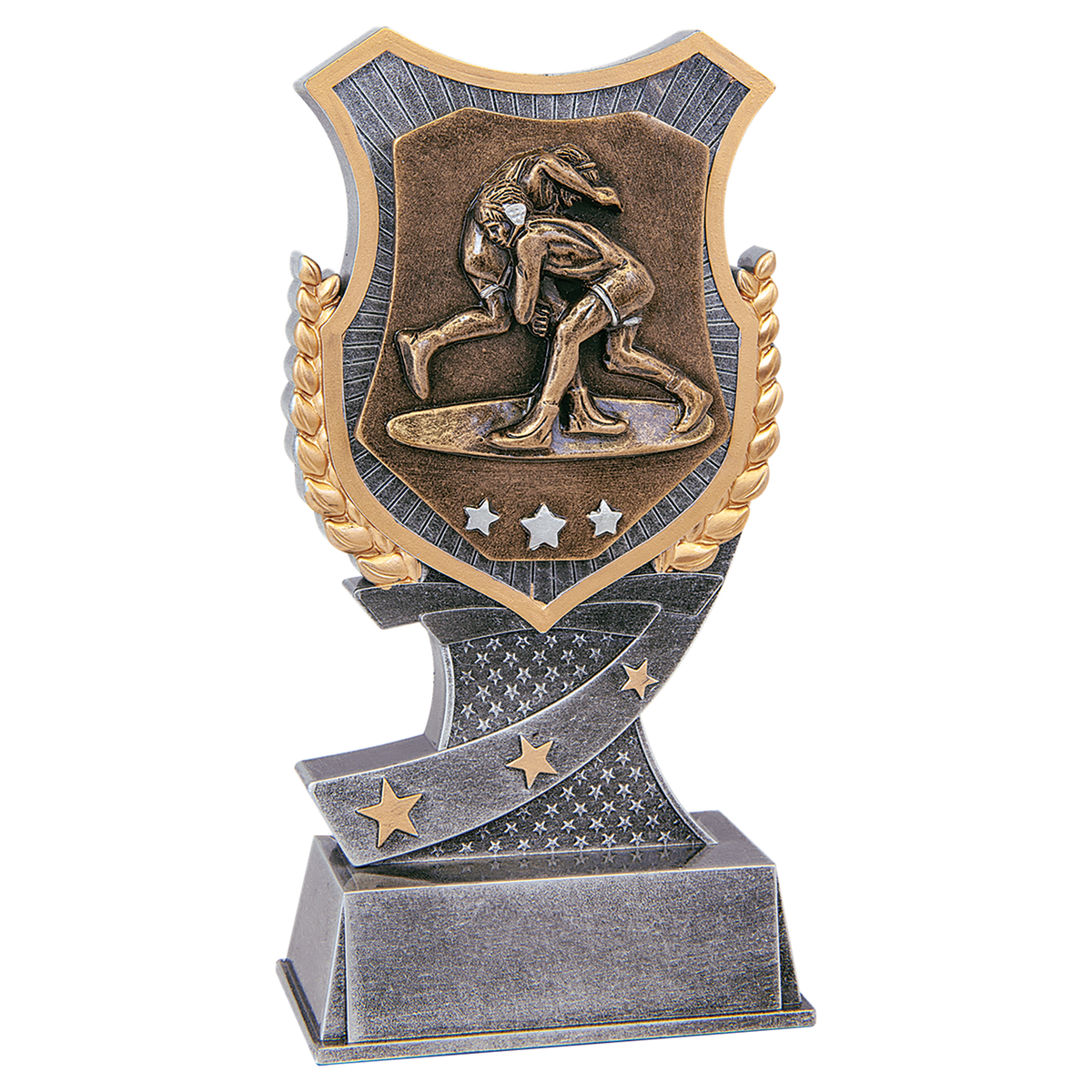Wrestling Shield Award-6"