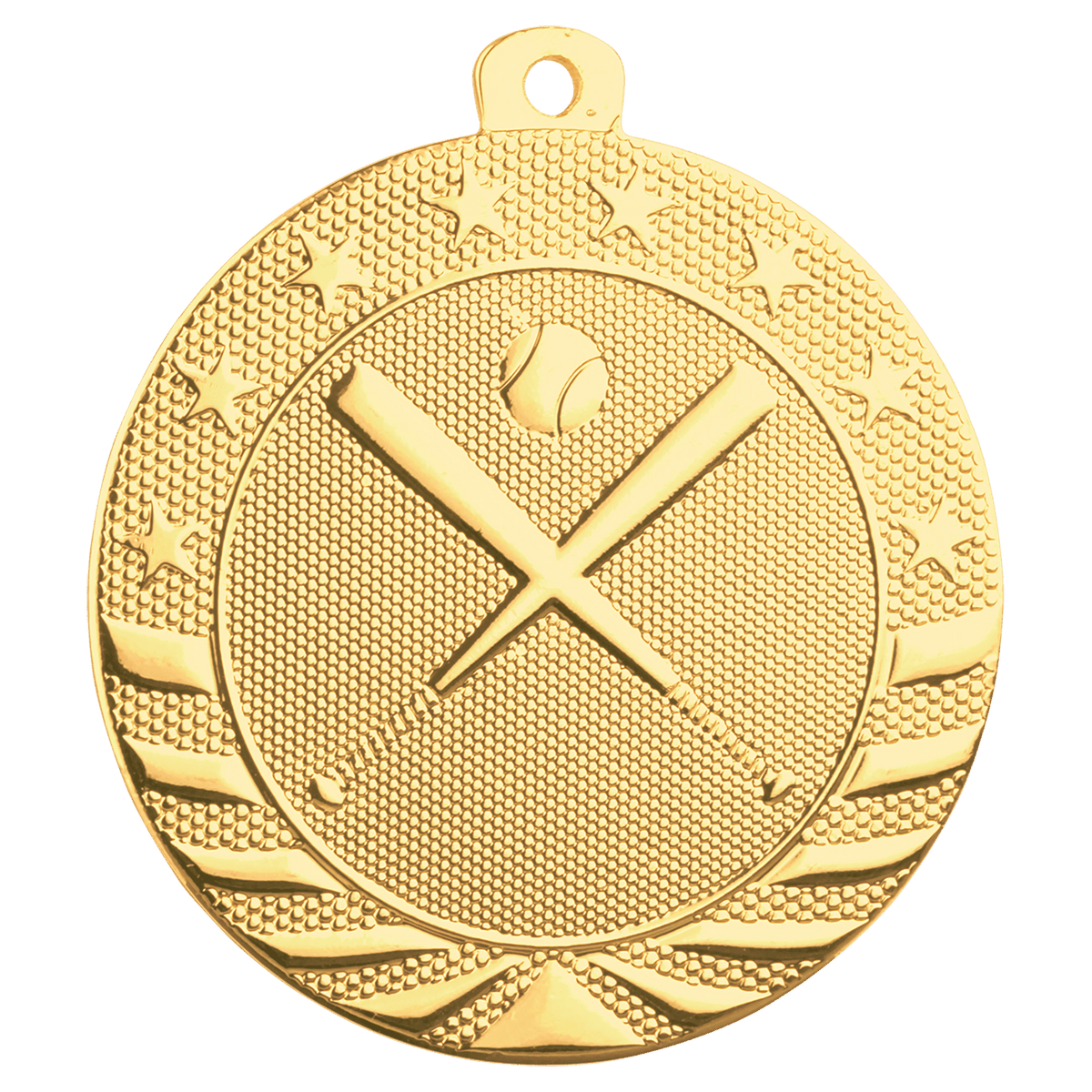 Baseball/Softball Starbrite Medal-Gold