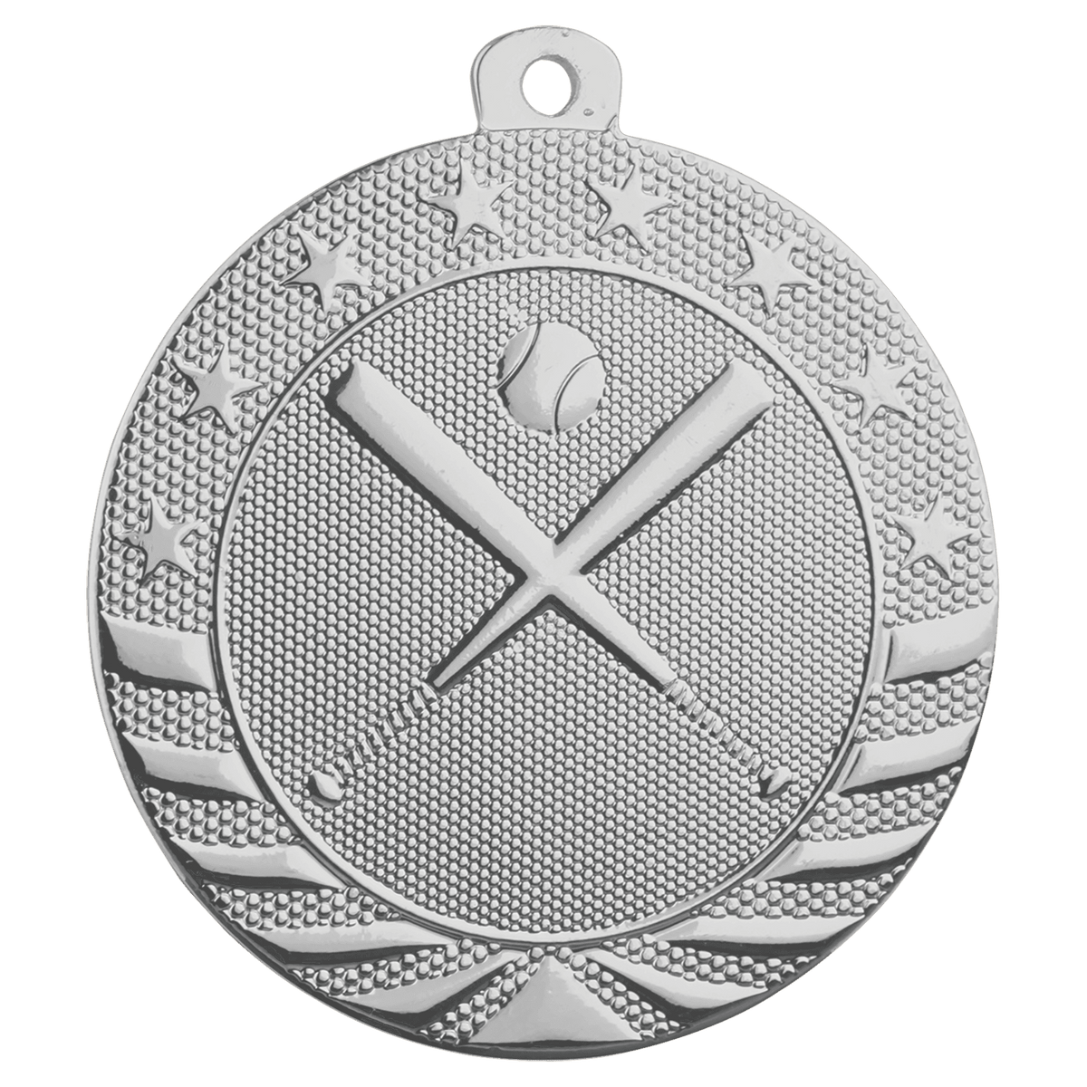 Baseball/Softball Starbrite Medal-Silver
