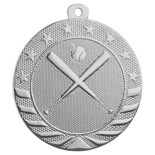 Baseball/Softball Starbrite Medal-Silver