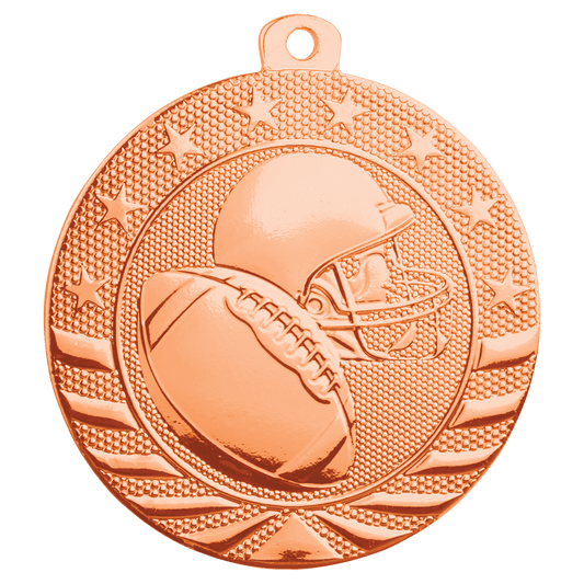 Football Starbrite Medal-Bronze
