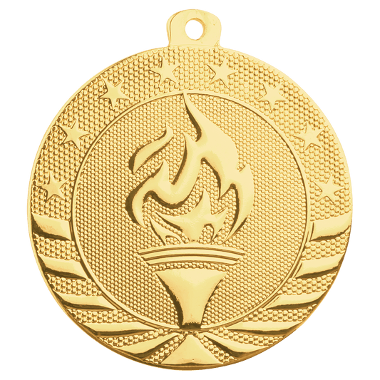 Torch Starbrite Medal-Gold