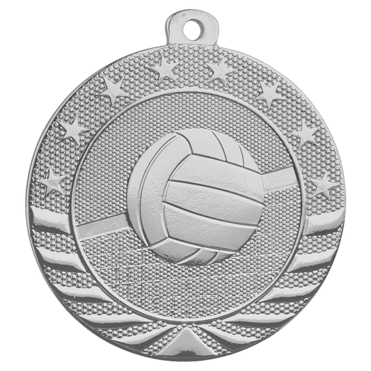 Volleyball Starbrite Medal-Silver
