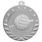 Volleyball Starbrite Medal-Silver