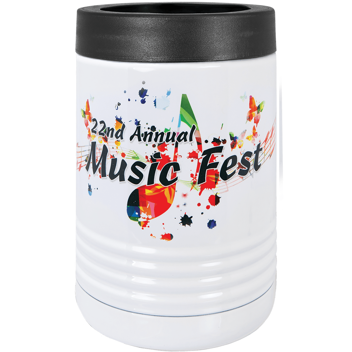 Polar Camel White Full Color Beverage Holder