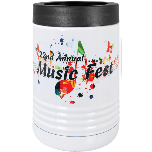 White Polar Camel Full Color Beverage Holder