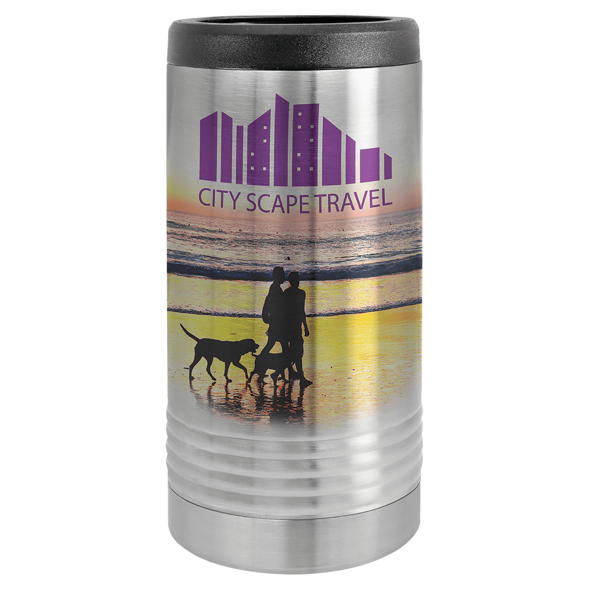Stainless Steel Full Color Polar Camel Slim Beverage Holder