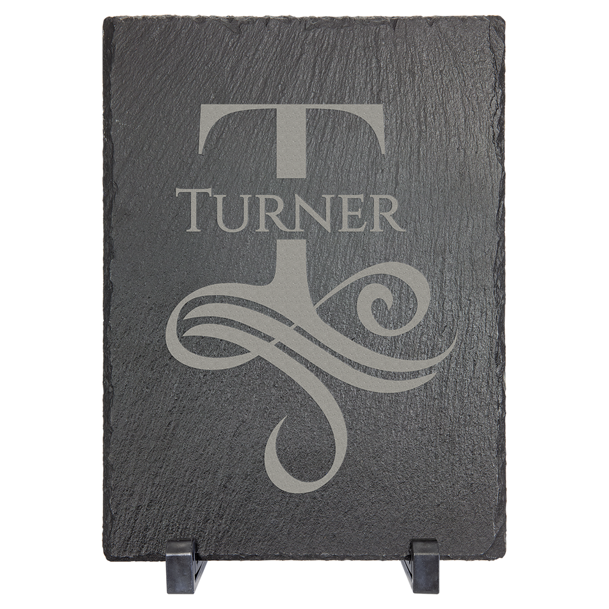 5" x 7" Rectangle Slate Decor with Plastic Feet