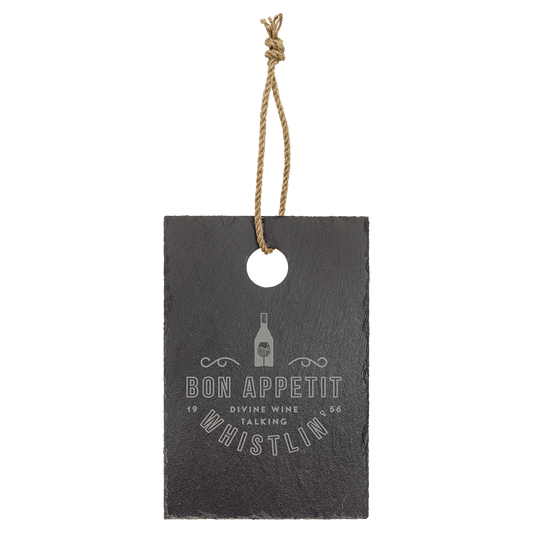 6" x 9" Rectangle Slate Cutting Board with Hanger String