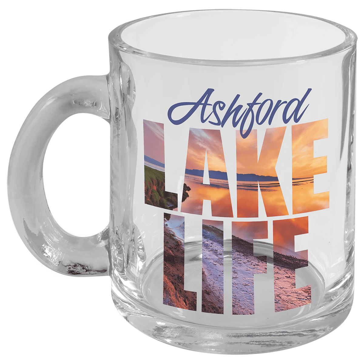 10 oz. Clear Glass Mug