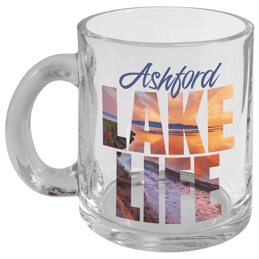 10 oz. Clear Glass Mug