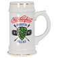 White 18 oz. Ceramic Stein