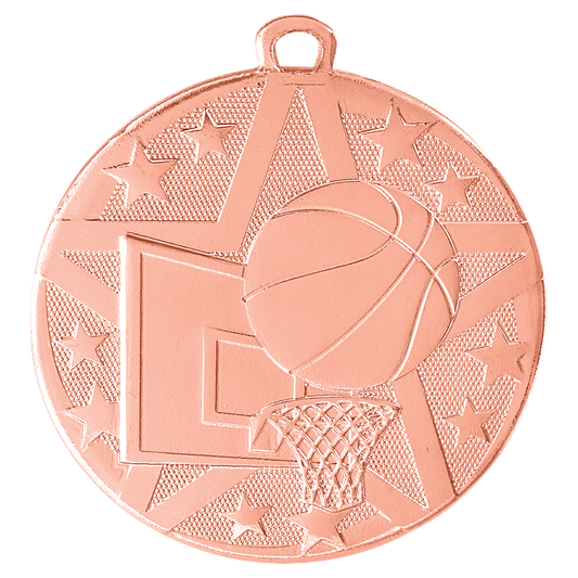 Basketball Superstar Medal-Bronze