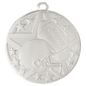 Football Superstar Medal-Silver