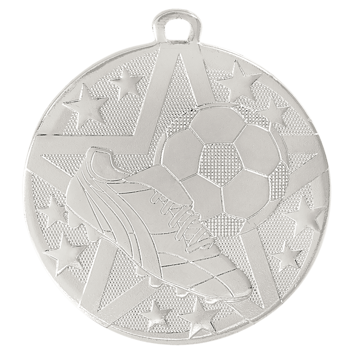 Soccer Superstar Medal-Silver