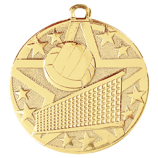 Volleyball Superstar Medal-Gold