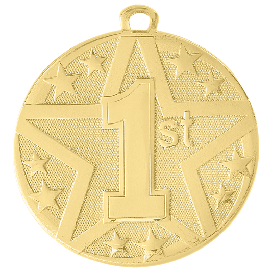 1st Place Super Star Medal (Gold only)