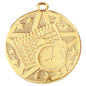 Perfect Attendance Superstar Medal-Gold