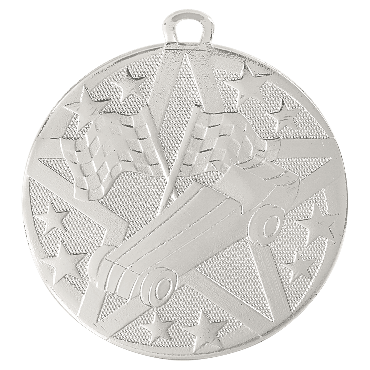 Pinewood Derby Superstar Medal-Silver