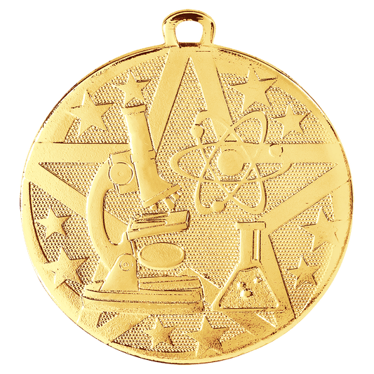 Science Superstar Medal-Gold