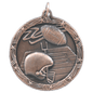 Football Shooting Star Medal-Bronze