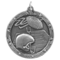 Football Shooting Star Medal-Silver