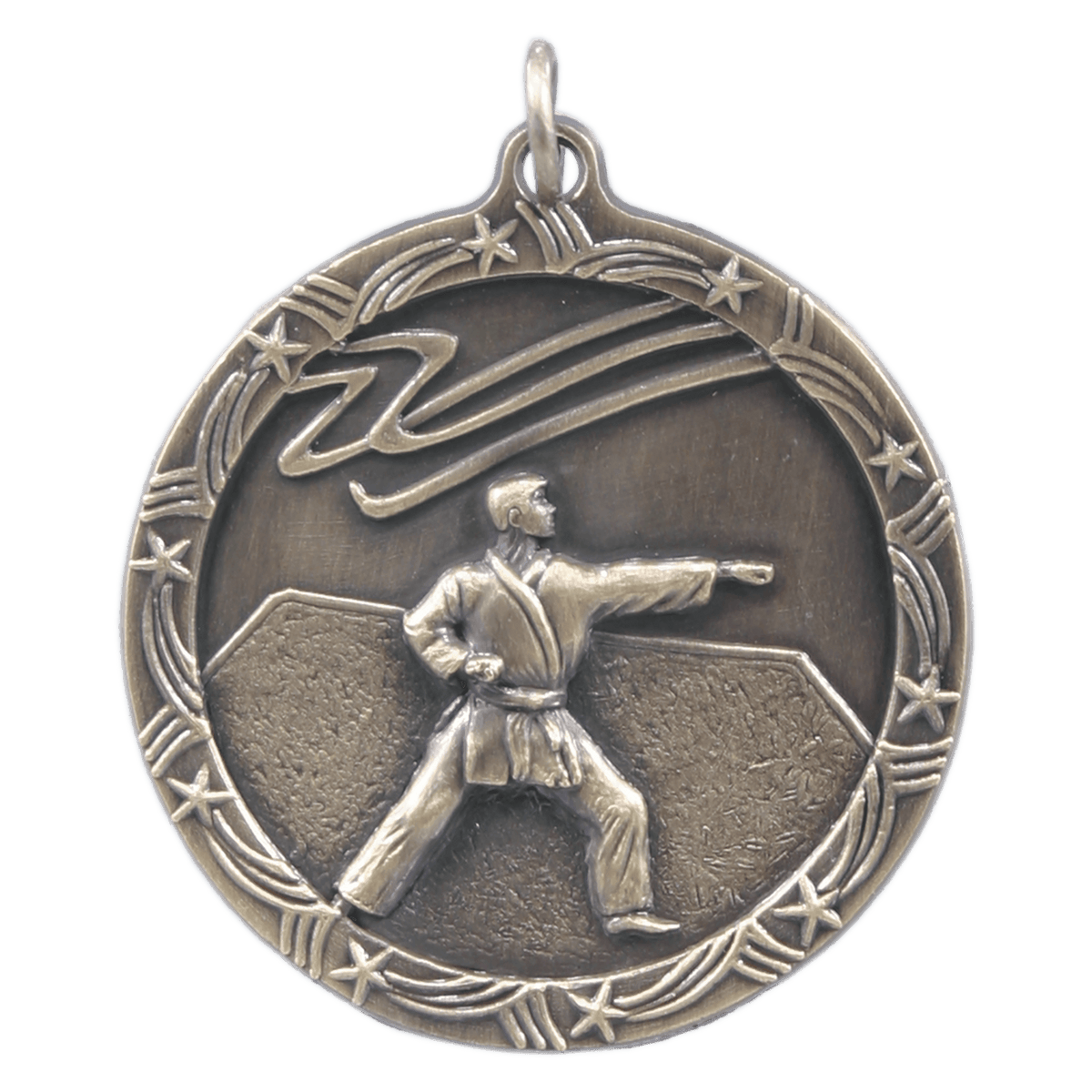 Martial Arts Shooting Star Medal-Gold