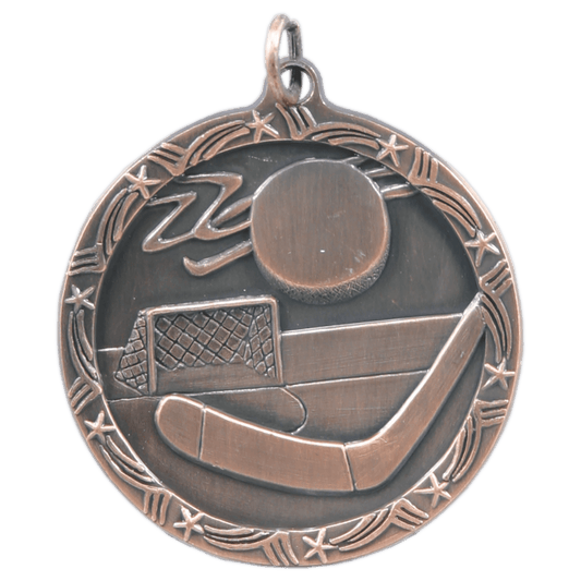 Hockey Shooting Star Medal-Bronze