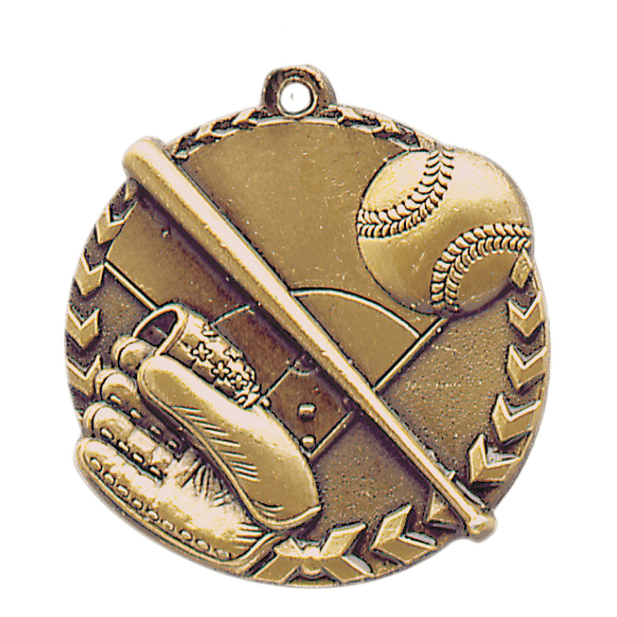 Baseball/Softball Millennium Medal-Gold