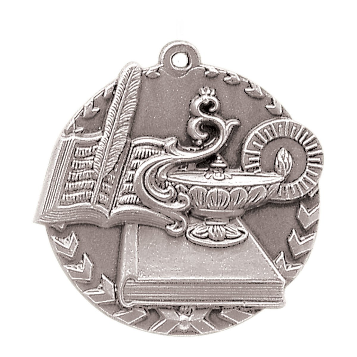 Lamp of Knowledge Millennium Medal-Silver