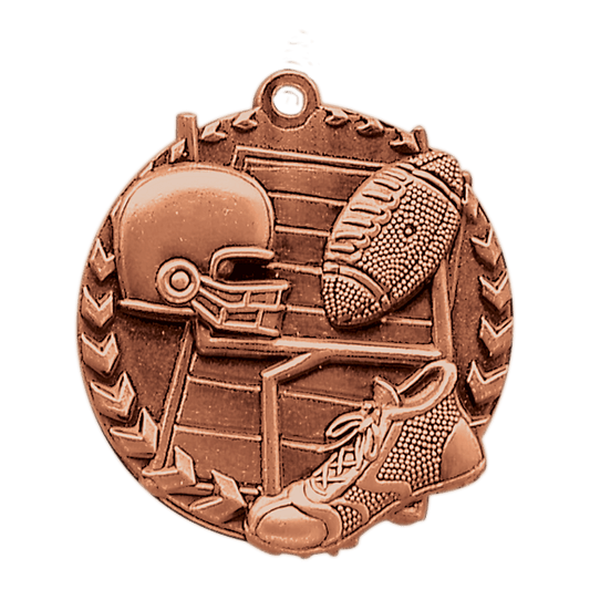 Football Millennium Medal-Bronze