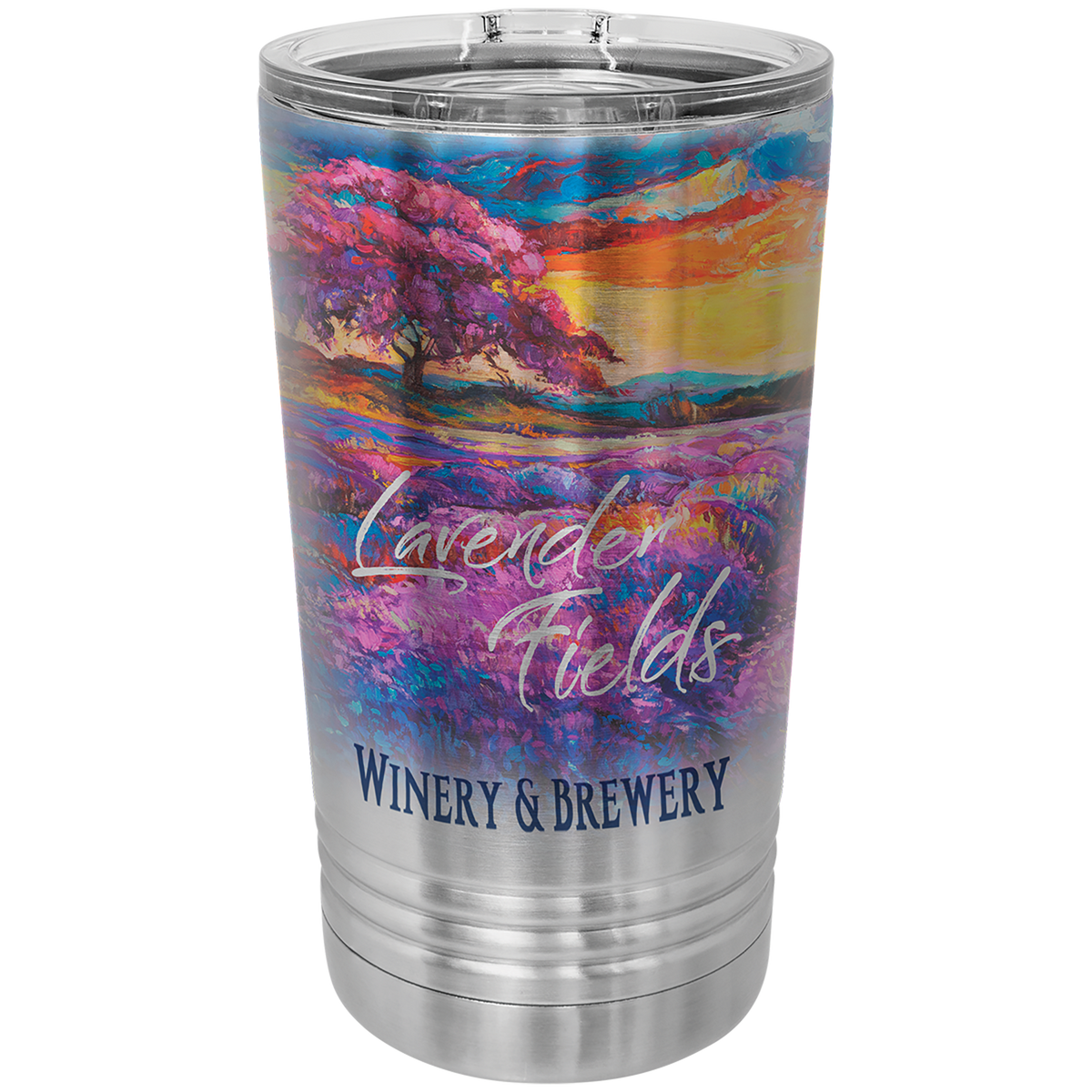 Sublimatable Stainless Steel 16 oz Polar Camel Pint Tumbler with Slider Lid