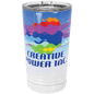 Sublimatable White 16 oz Polar Camel Pint Tumbler with Slider Lid