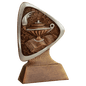 Lamp of Knowledge Triad Resin-5 1/2"