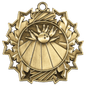 Bowling Ten Star Medal-Gold