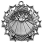 Bowling Ten Star Medal-Silver