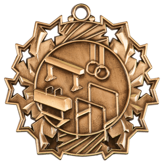 Gymnastics Ten Star Medal-Bronze