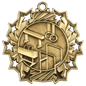 Gymnastics Ten Star Medal-Gold