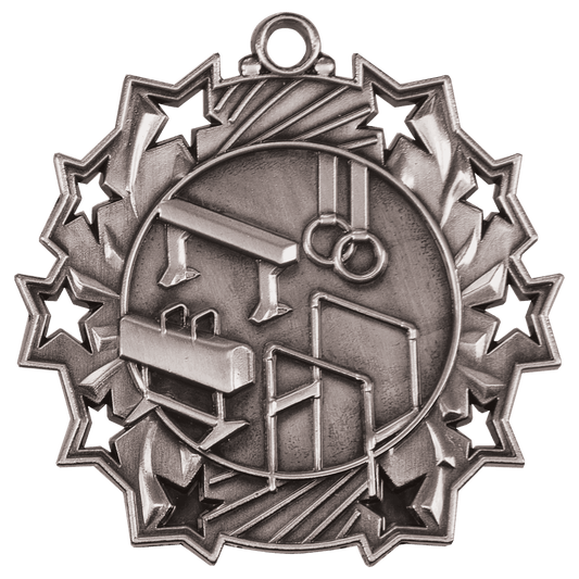 Gymnastics Ten Star Medal-Silver
