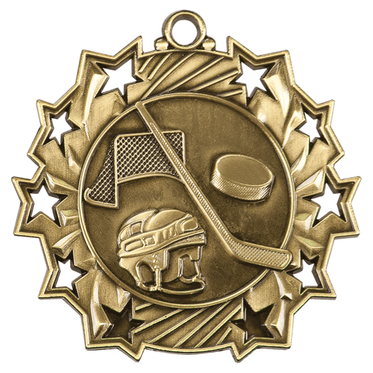 Hockey Ten Star Medal-Gold