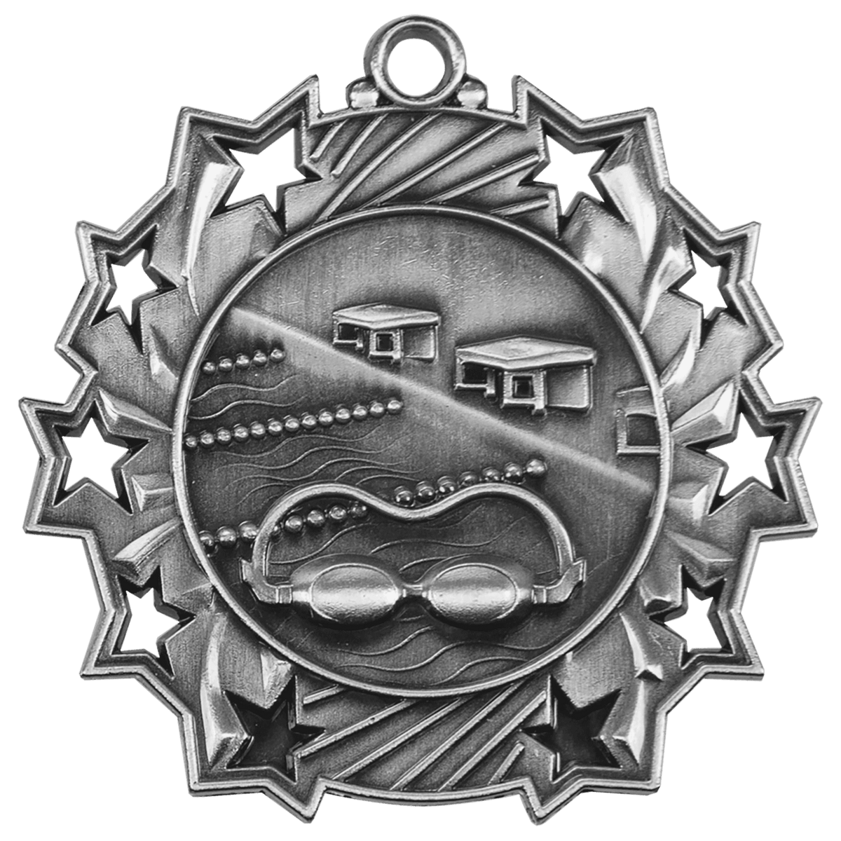 Swimming Ten Star Medal-Silver