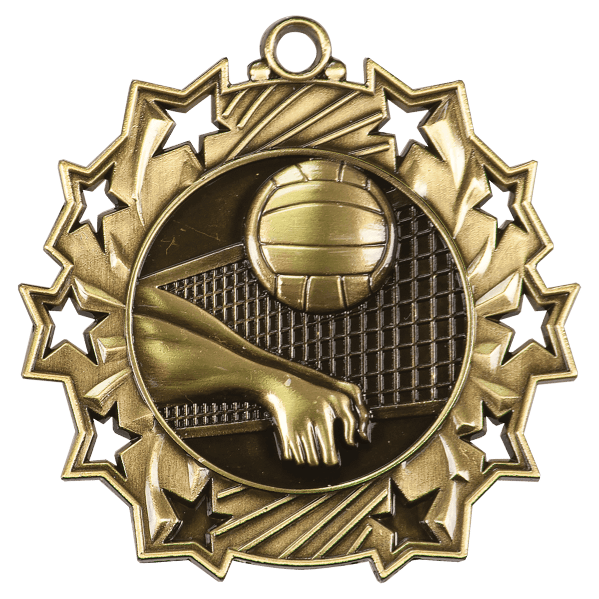 Volleyball Ten Star Medal-Gold