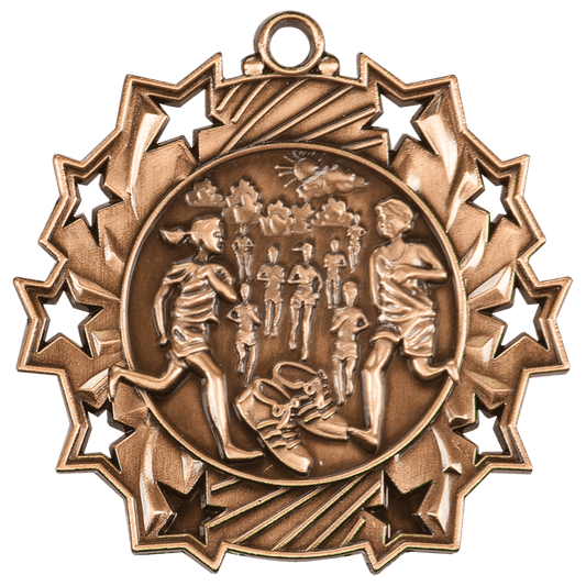 Cross Country Ten Star Medal-Bronze
