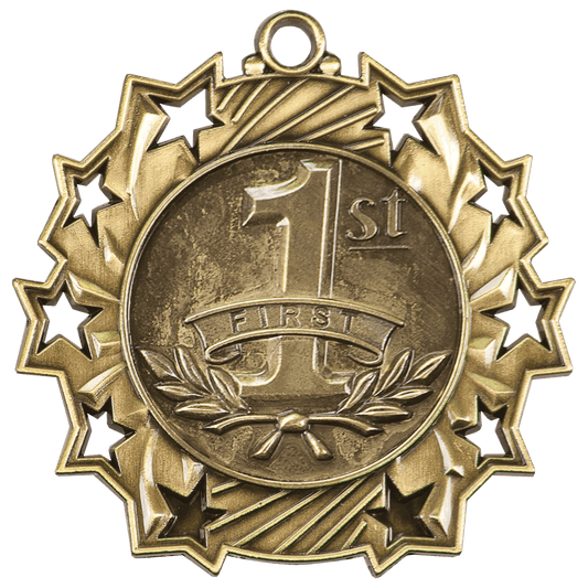 1st Place Ten Star Medal (Gold only)