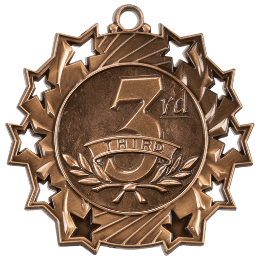 3rd Place Ten Star Medal (Bronze Only)