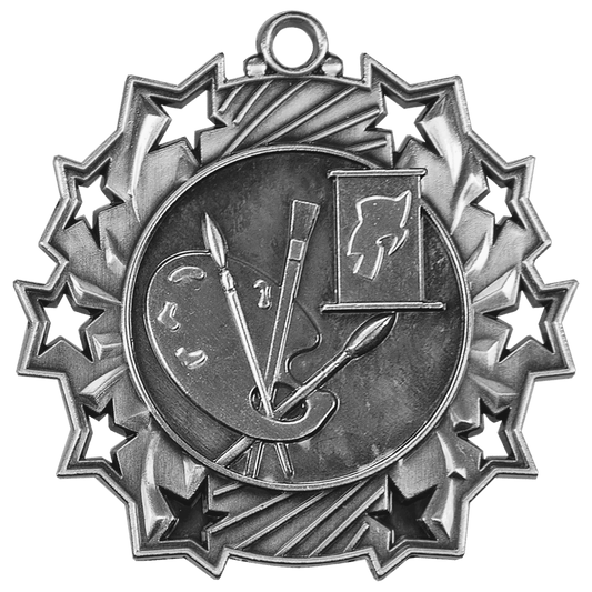 Art Ten Star Medal-Silver